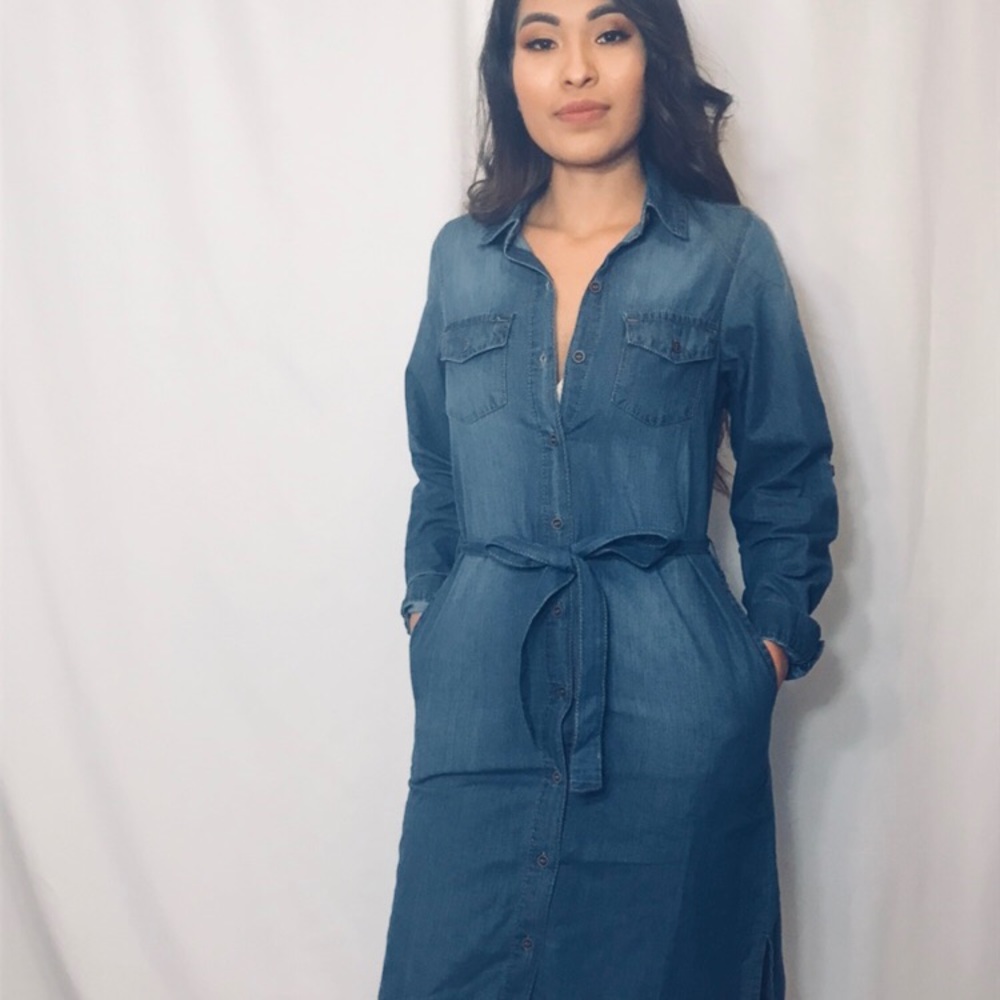 Button up Jean dress
